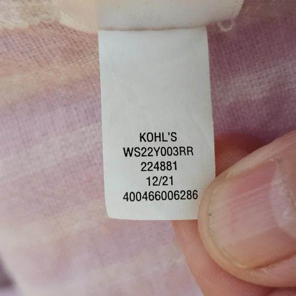 Sonoma Linen Blend Stripped Dress Size Medium - Picture 11 of 12